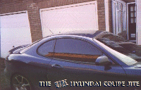 Hyundai Coupe Tinted Windows
